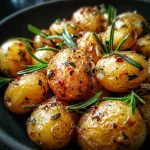 Air Fryer Rosemary Garlic Baby Potatoes