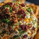 Traditional Christmas Cheese Ball