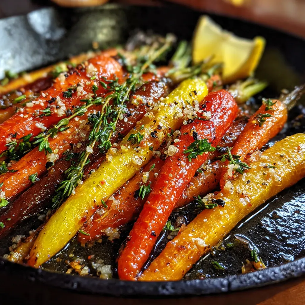 Bourbon Glazed Carrots