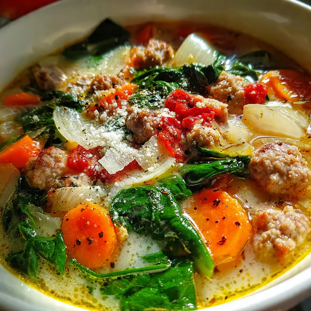 Parmesan Sausage Soup