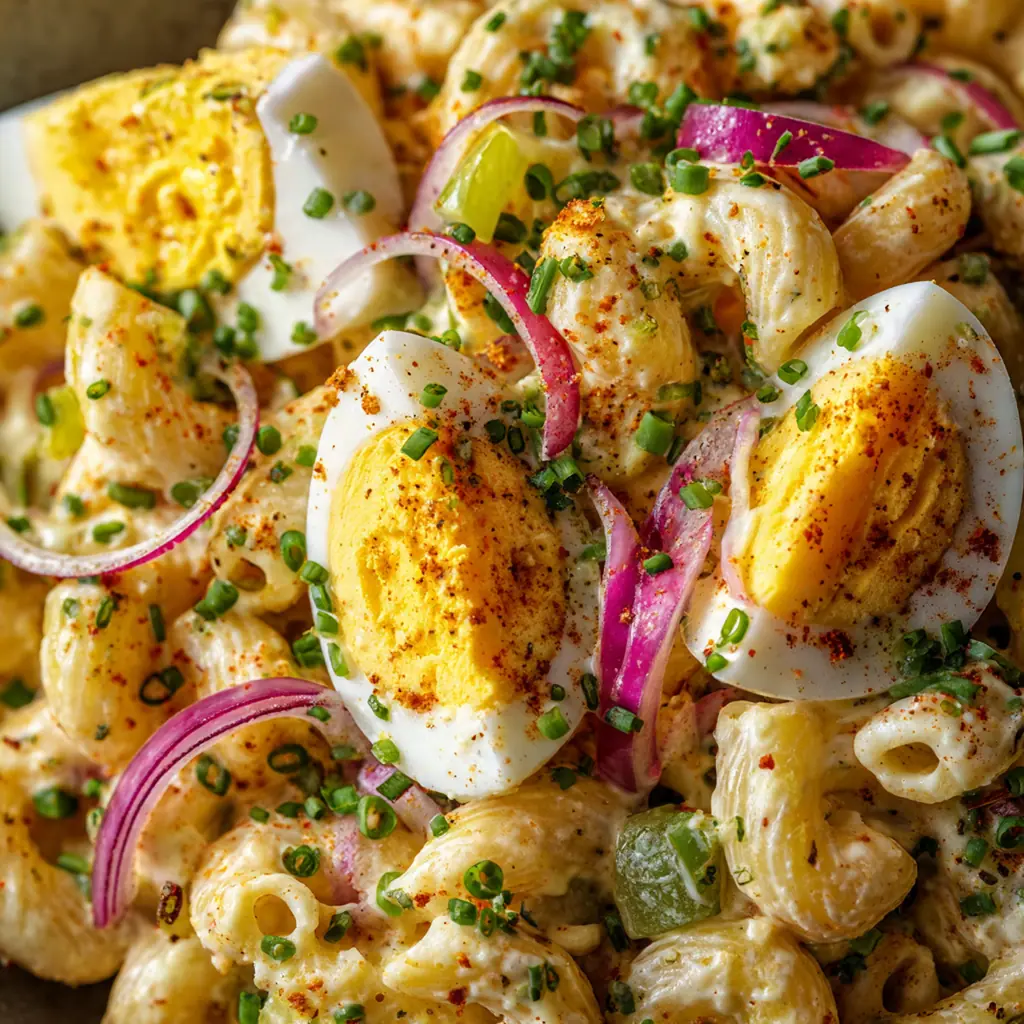 Deviled Egg Pasta Salad