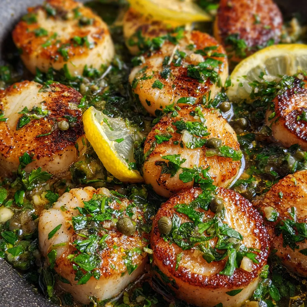 Sea scallops