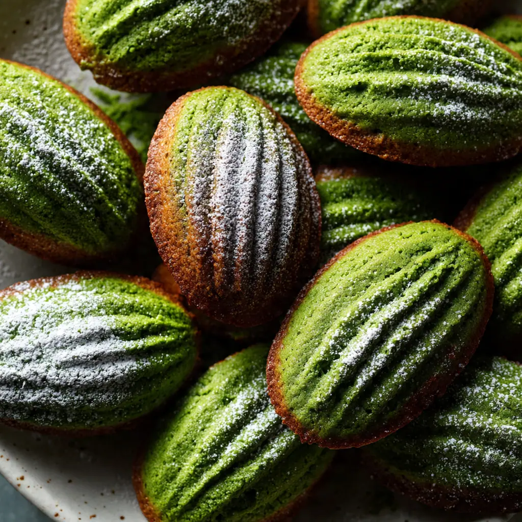 Matcha Madeleines