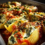 Stuffed Shells Spinach Cheese