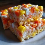 Candy Corn Rice Krispie Treats