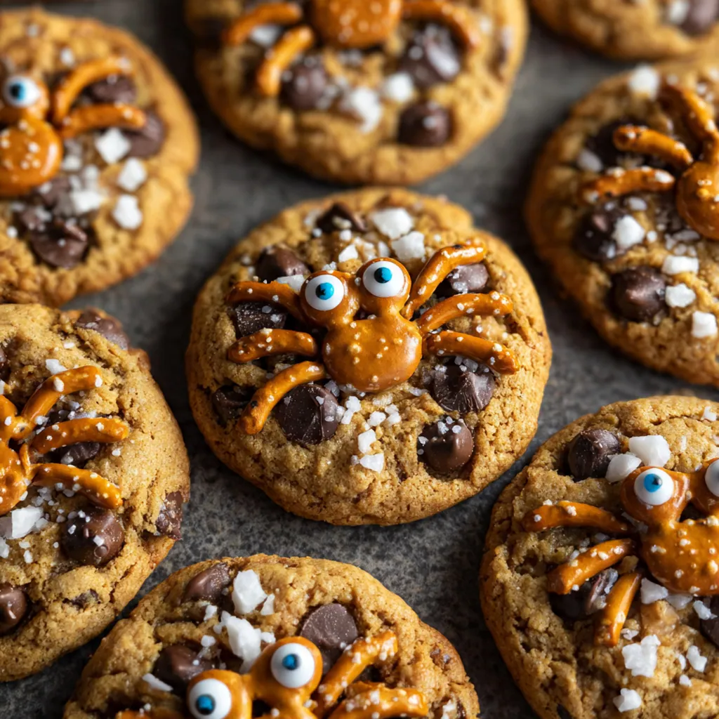 Peanut Butter Spider Cookies