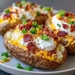 Air Fryer Twice Baked Potatoes