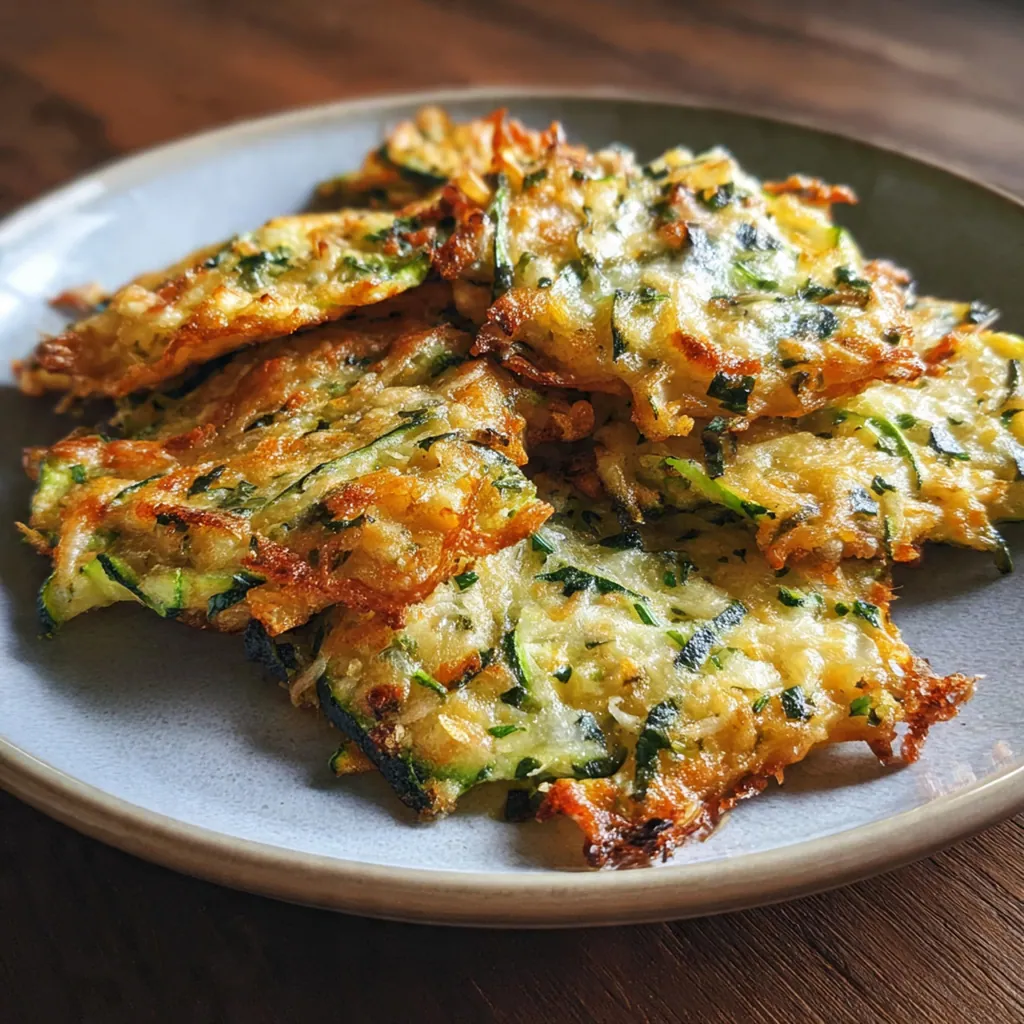 Fresh zucchini crisps topped with chopped parsley and served with ranch dipping sauce