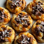Crumbl Salted Caramel Cheesecake Cookies