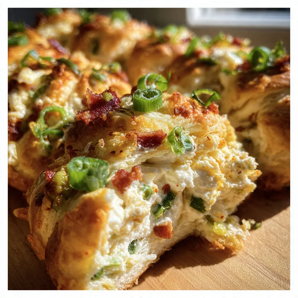 Creamy Jalapeno Popper Crescent Rolls