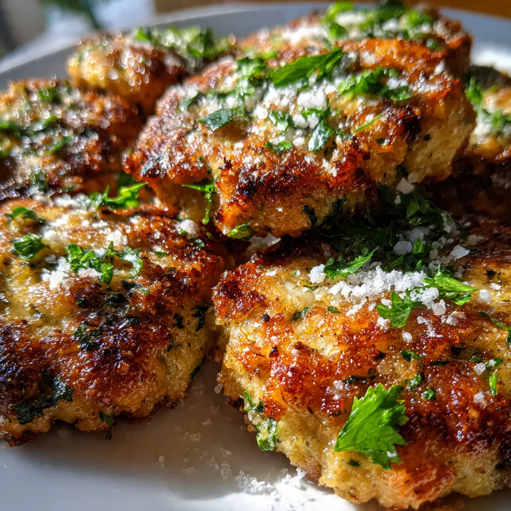 Garlic Parmesan Chicken Meatloaves