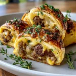 French Onion Sausage Rolls