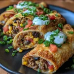 Taco Egg Rolls